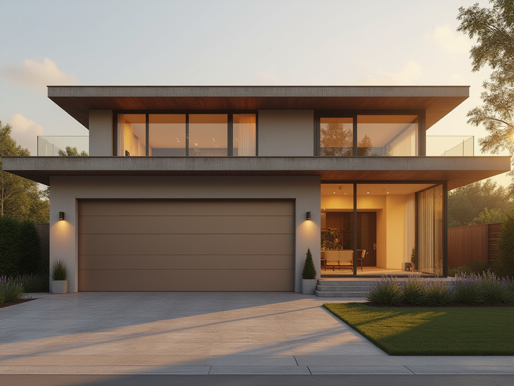 Интерфейс между иновациите и дизайна: Нови ролетни гаражни врати променят модерната архитектура